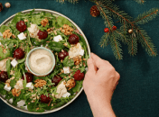 Салат «Різдвяний вінок»