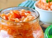 Салат с рисом и овощами