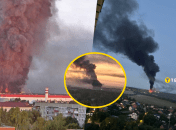 Дроны подожгли несколько объектов в Московской области