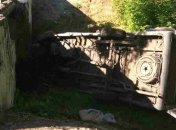 В Луганской области опрокинулась маршрутка, пострадали 12 человек