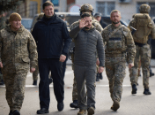 Владимир Зеленський с охраной