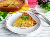 Неожиданно вкусная и легкая в приготовлении шарлотка с капустой