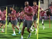 Катарские футболисты готовятся к первому матчу