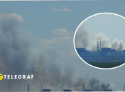 Над ЗАЕС здійнявся дим