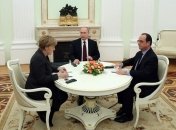 Меркель, Олланд и Путин обсудили ситуацию на Донбассе