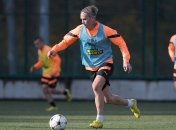 Михаил Мудрик на тренировке