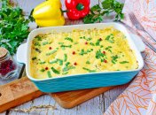 Вкусная и сочная запеканка, которая легко готовится