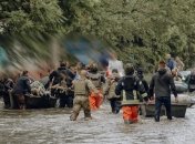 Кадр з місця обстрілу мирних жителів під час евакуації з Херсонської області