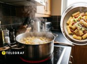 Сваренные макароны