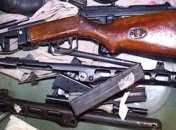 В центре Киева обнаружили большой арсенал оружия