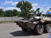 СНБО: Боевики обстреляли блокпосты под Славянском