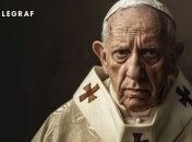 Одет в традиционную белую сутану и шляпу (фото создано с помощью ИИ)