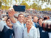 Жордан Барделла та Марін Ле Пен