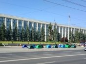 В Кишиневе начались митинги протеста