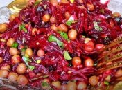 Салат получается постным, но вкусным