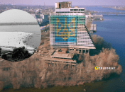 На месте "Паруса" в Днепре был песчаный пляж