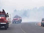 В Чернобыльской зоне четыре очага возгорания тушат более 1300 спасателей