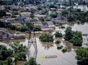 Наслідки затоплення на правому березі Дніпра