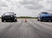 Вот это борьба: Rolls-Royce Wraith посоревновался с Lamborghini Urus Hennessey (Видео)