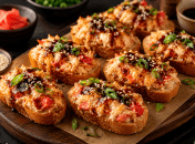 Брюскетты со вкусом темпура-суши