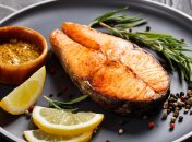 Запеченная красная рыба