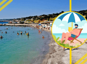 Чоловік на пляжі