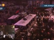 В центре Киева возобновилось беспорядки