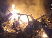 Сожженное авто ликвидаторов