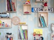 5 полок для книг и игрушек в детскую комнату своими руками (фото)
