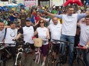 День Киева: Кличко мечтает сделать столицу современным велосипедным городом