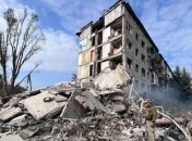 Дом в Авдеевке после российского обстрела