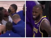 Леброн Джеймс разбил лицо Айзею Стюарту