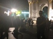 Неизвестные пытались снести палатки активистов на Майдане