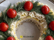 Аппетитный салат с ананасом