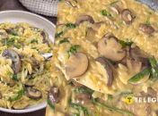 Паста орзо з грибами