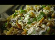 Орзо с грибами