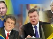 Благодарственный молебен посетил Янукович с предшественниками 