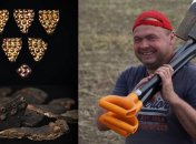 Директор заповідника "Більськ" Ігор Корост показав цінні знахідки