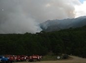 Пожар в Ялтинском заповеднике все еще не могут потушить