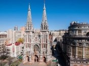 Костел святого Николая до пожара.