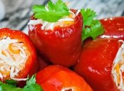 Фаршированный овощами перец - это невероятно вкусно