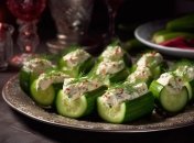 Здивуйте гостей огірками, фаршированими фетою
