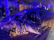 При зіткненні машини зазнали значних пошкоджень