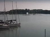 Появилось видео падения вертолета с украинцами в озеро в Польше