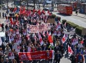 В Германии митингующие столкнулись с полицией 
