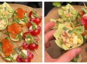 Эти закуски очень аппетитны и вкусны