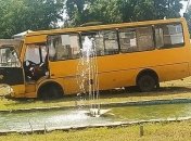 ДТП в центре Черкасс: водитель маршрутки не разминулся с пожарной машиной (Видео)