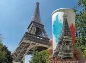 Оригинальный подход: бумажные стаканчики в качестве холста для картин (Фото)