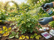 Черная пятнистость - самое распространенное заболевание на розах