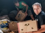 Жителям Славянска раздали украинские газеты (Видео) 